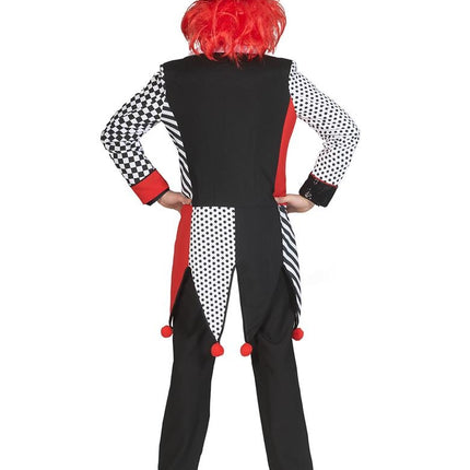 Funny Fashion Clownspak Jester Harley heren