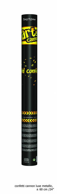 Funny Fashion Confetti kanon goud top kwaliteit 60cm