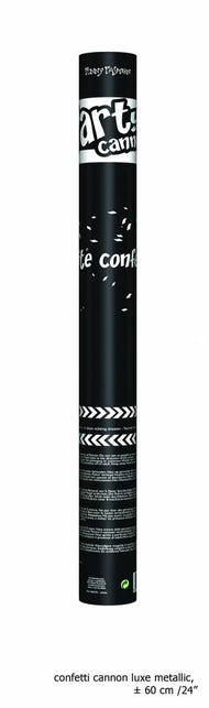 Funny Fashion Confetti kanon wit top kwaliteit 60cm