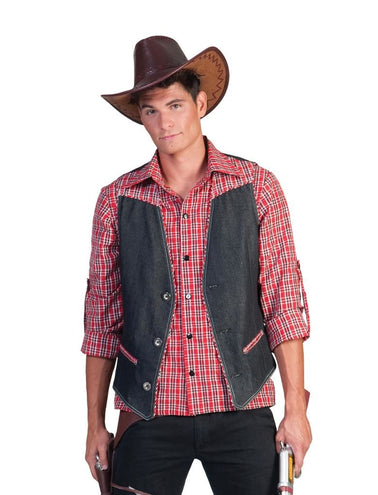 Funny Fashion Cowboy vest Tim heren