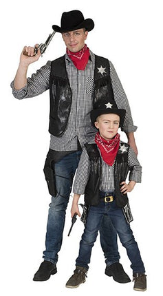 Funny Fashion Cowboy vestje voor jongens