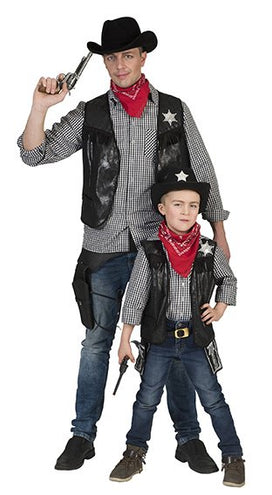 Funny Fashion Cowboy vestje voor jongens