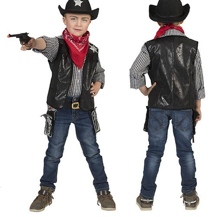 Funny Fashion Cowboy vestje voor jongens