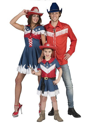 Funny Fashion Cowboyjurkje Jeans Texas voor meisjes