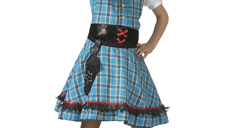 Funny Fashion Cowgirl jurkje Blue Bird meiden