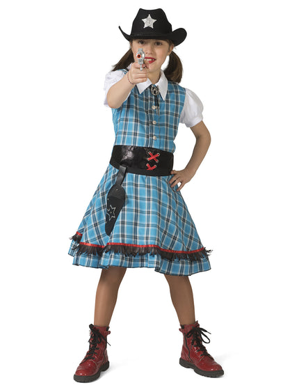 Funny Fashion Cowgirl jurkje Blue Bird meiden