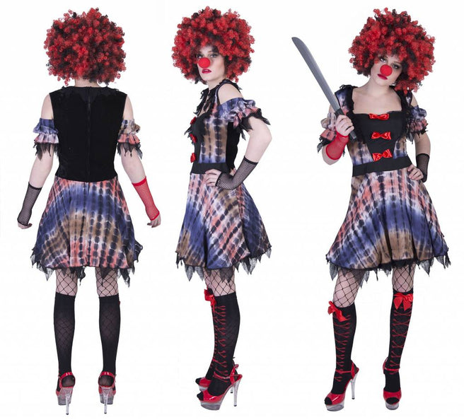 Funny Fashion Creepy Clown kostuum Lea dames