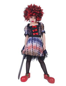 Funny Fashion Creepy Clown pak  Luna meisje