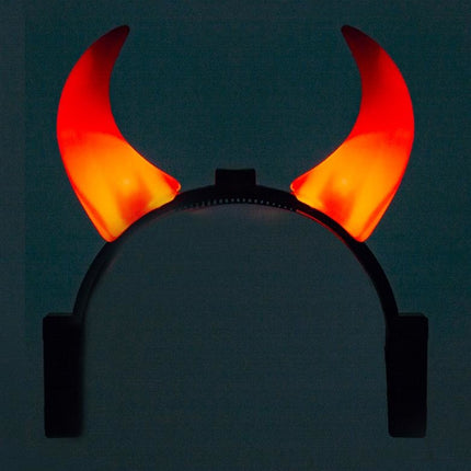 Funny Fashion Diadeem  duivel met licht