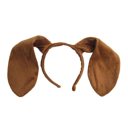 Funny Fashion Diadeem oren hond bruin