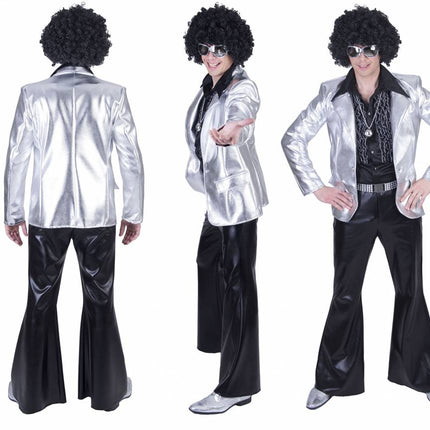 Funny Fashion Disco broek Fever zwart