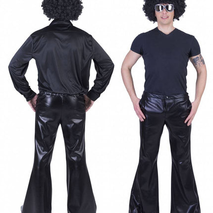 Funny Fashion Disco broek Fever zwart