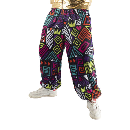 Funny Fashion Disco graphic broek 80-jaren