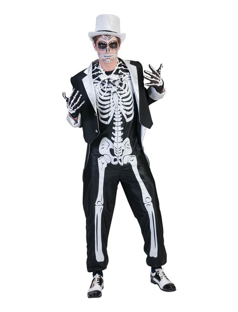 Funny Fashion Dodelijk bruidegompak voor Halloween