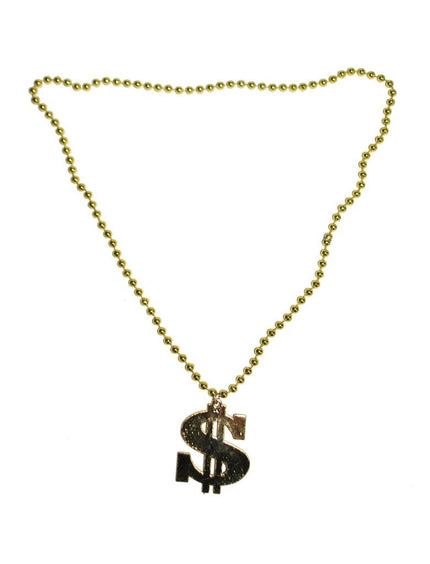 Funny Fashion Dollar ketting goud
