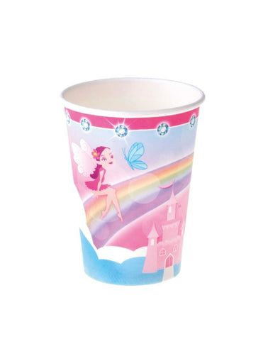 Funny Fashion Drinkbekers prinses Evi 8 stuks