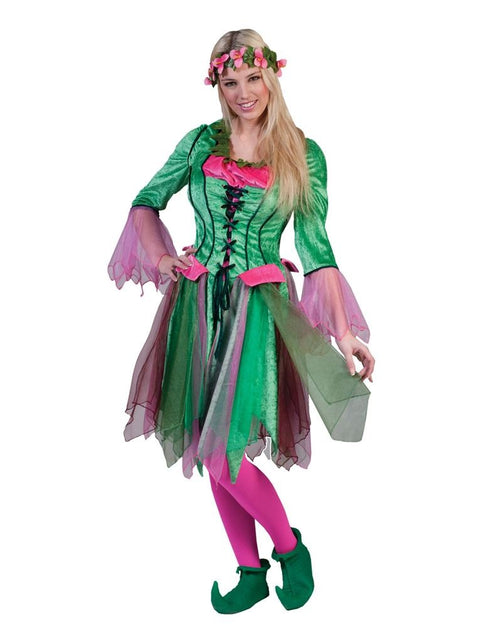 Funny Fashion Elf kostuum Rosy