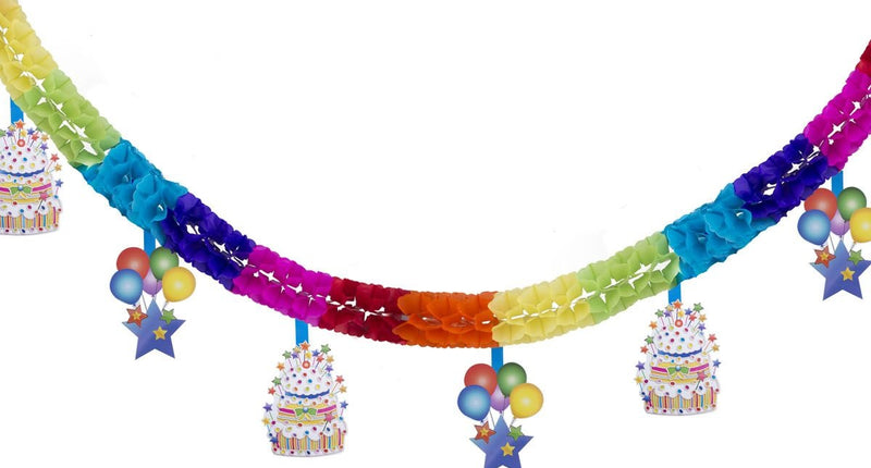 Funny Fashion Feestslinger Happy Birthday