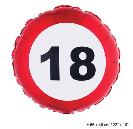 Funny Fashion Folie ballon leeftijd 18