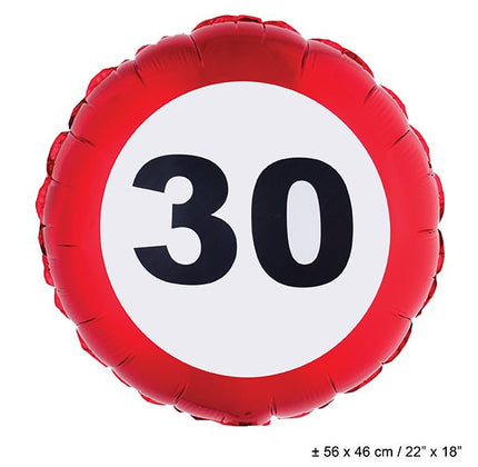 Funny Fashion Folie ballon leeftijd 30