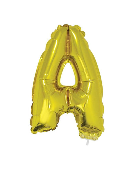 Funny Fashion Folie ballon letter A Goud