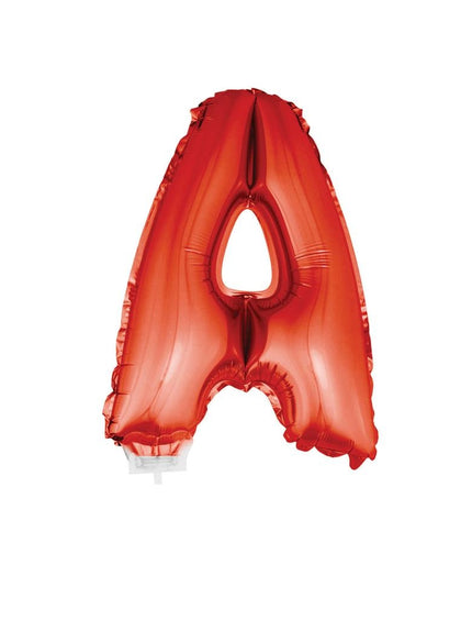 Funny Fashion Folie ballon letter A Rood