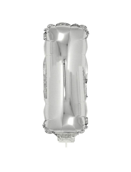 Funny Fashion Folie ballon letter I Zilver