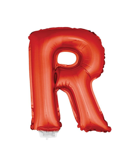 Funny Fashion Folie ballon letter R Rood