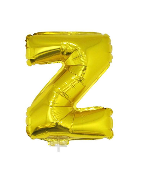 Funny Fashion Folie ballon letter Z Goud