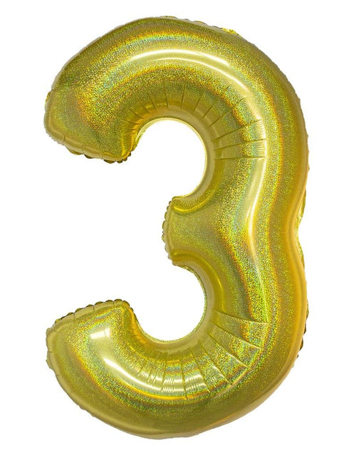 Funny Fashion Folieballon 102 cm glitter goud