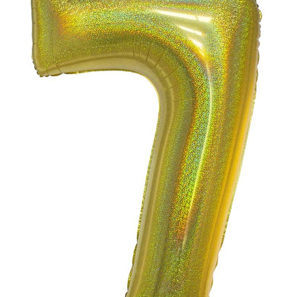 Funny Fashion Folieballon 102 cm glitter goud