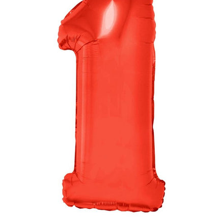 Funny Fashion Folieballon 102 cm rood