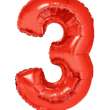 Funny Fashion Folieballon 102 cm rood