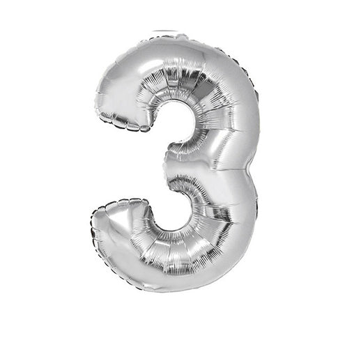 Funny Fashion Folieballon 102 cm zilver