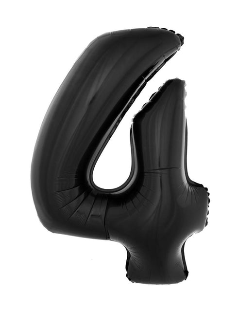 Funny Fashion Folieballon 102 cm zwart