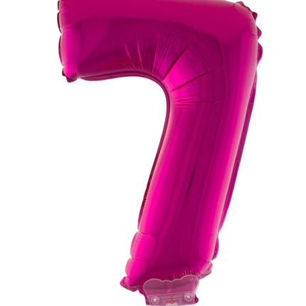 Funny Fashion Folieballon 41 cm op stokje roze