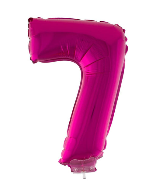 Funny Fashion Folieballon 41 cm op stokje roze