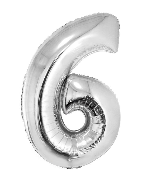 Funny Fashion Folieballon 82 cm zilver