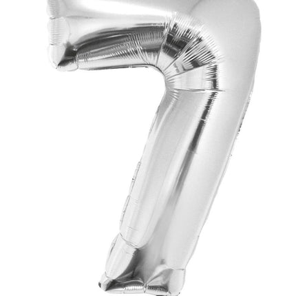 Funny Fashion Folieballon 82 cm zilver
