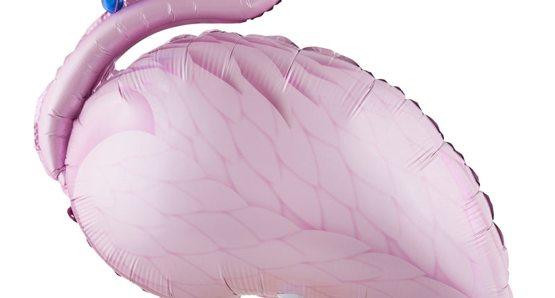Funny Fashion Folieballon wandelende flamingo