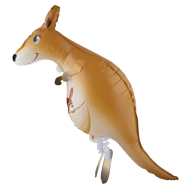 Funny Fashion Folieballon wandelende Kangaroo