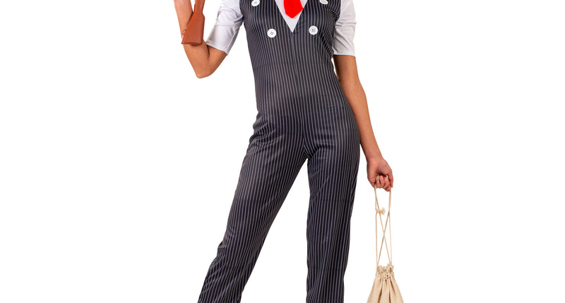 Funny Fashion Gangster pak dames gwen