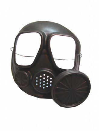 Funny Fashion Gasmasker in zwart