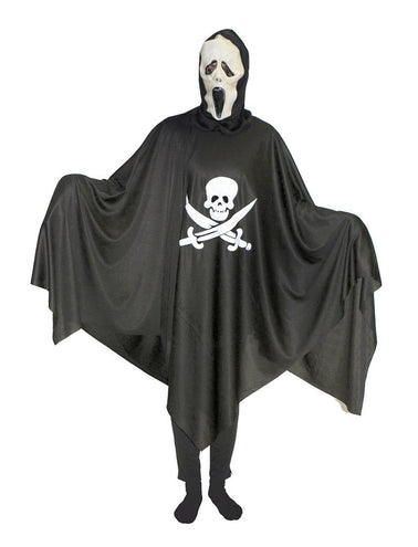 Funny Fashion Geesten poncho voor Halloween