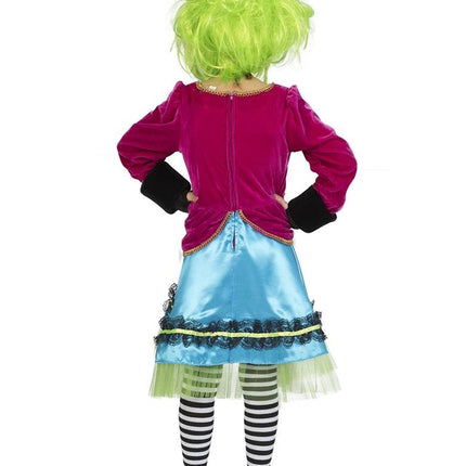 Funny Fashion Gek Mad Hatter pak meisje