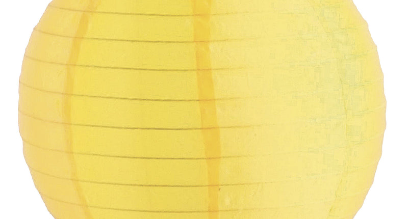 Funny Fashion Gele lampion nylon 30cm