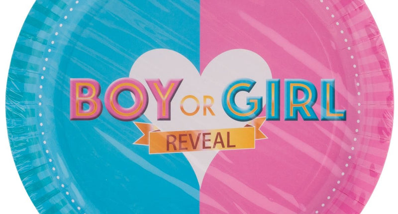 Funny Fashion Gender Reveal borden baby shower party