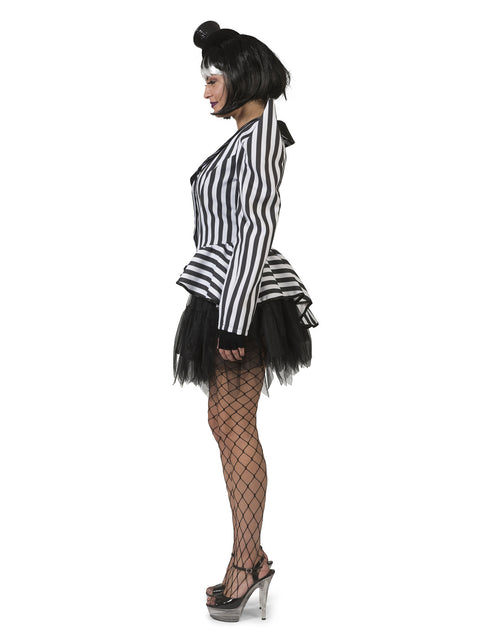Funny Fashion Gestreepte carnavalsjas Denise