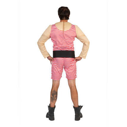 Funny Fashion Gewichtsheffer kostuum  Fonny met spierbundel