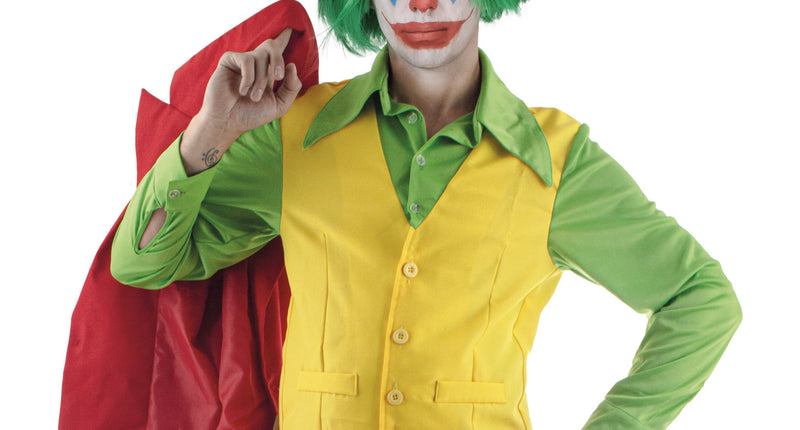 Funny Fashion Gilet Joker in geel